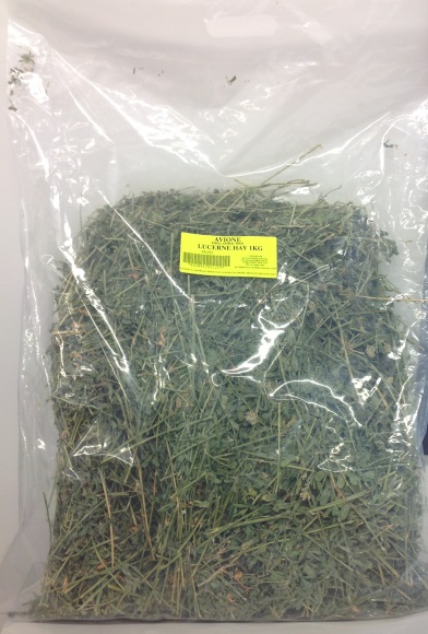 AVIONE 1KG BAG LUCERNE HAY AVIONE 1KG BAG LUCERNE HAY
